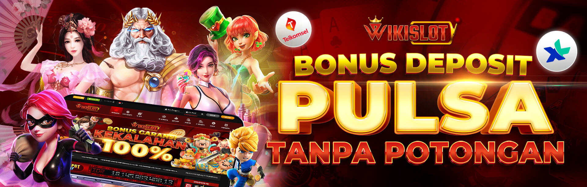 Bonus Deposit Pulsa Tanpa Potongan | Wikislot